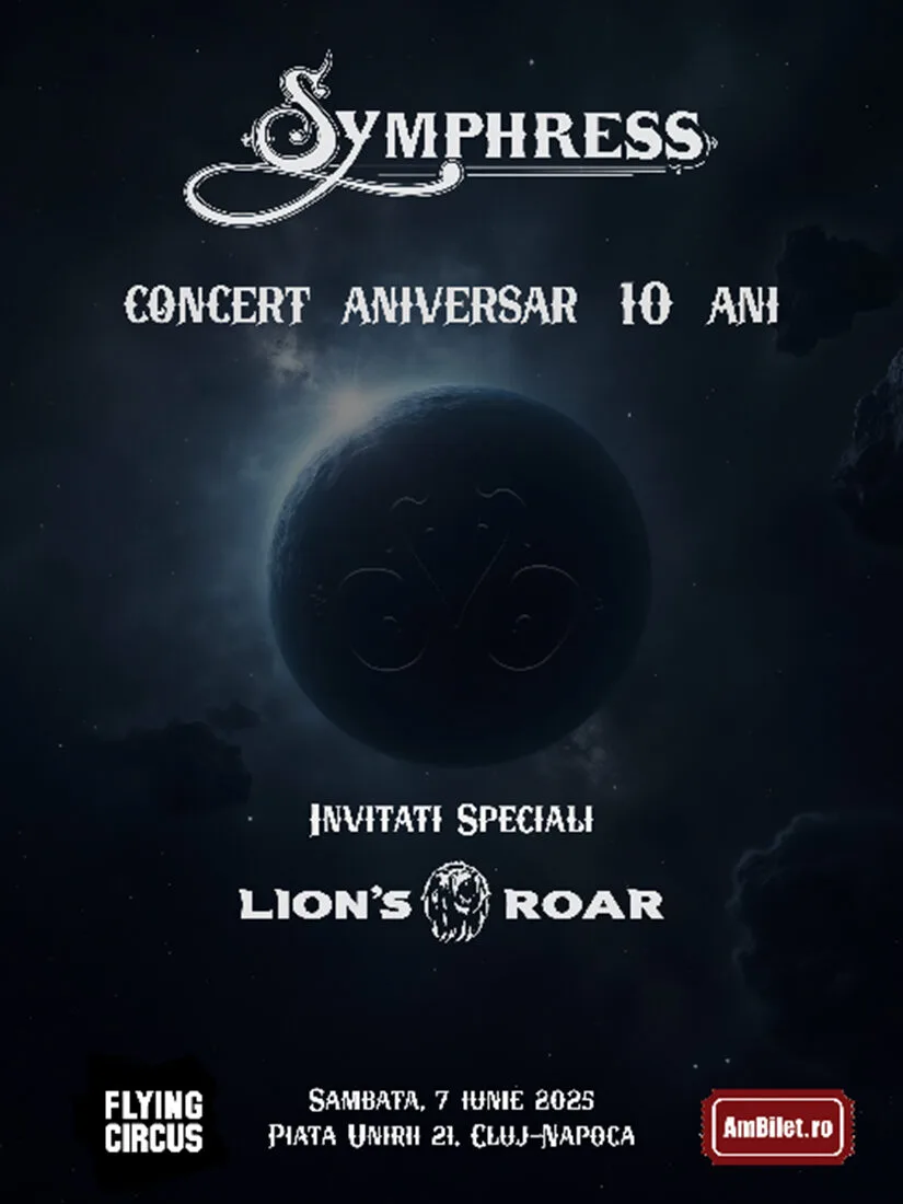 Symphress marchează 10 ani de activitate printr-un concert aniversar exploziv, in Cluj-Napoca
