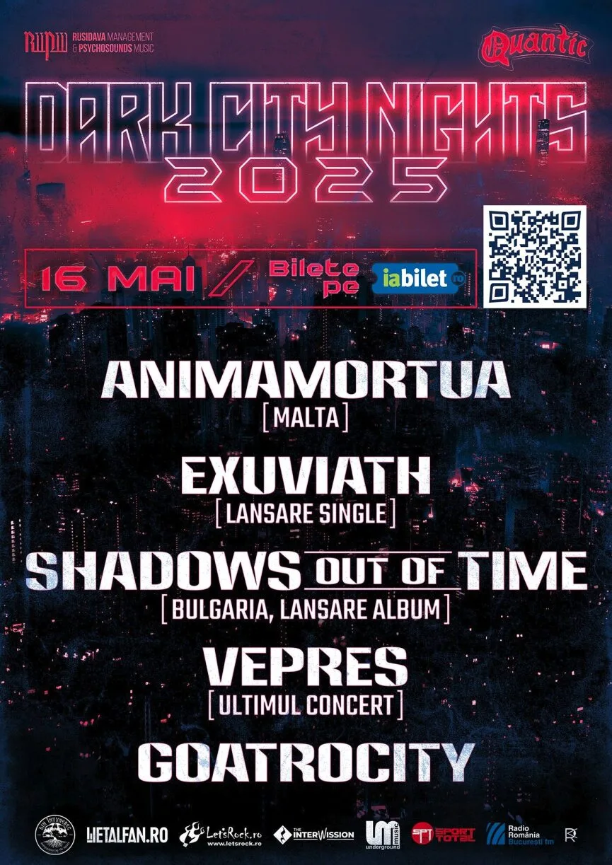 Dark City Nights 2025 aduce 5 trupe in club Quantic