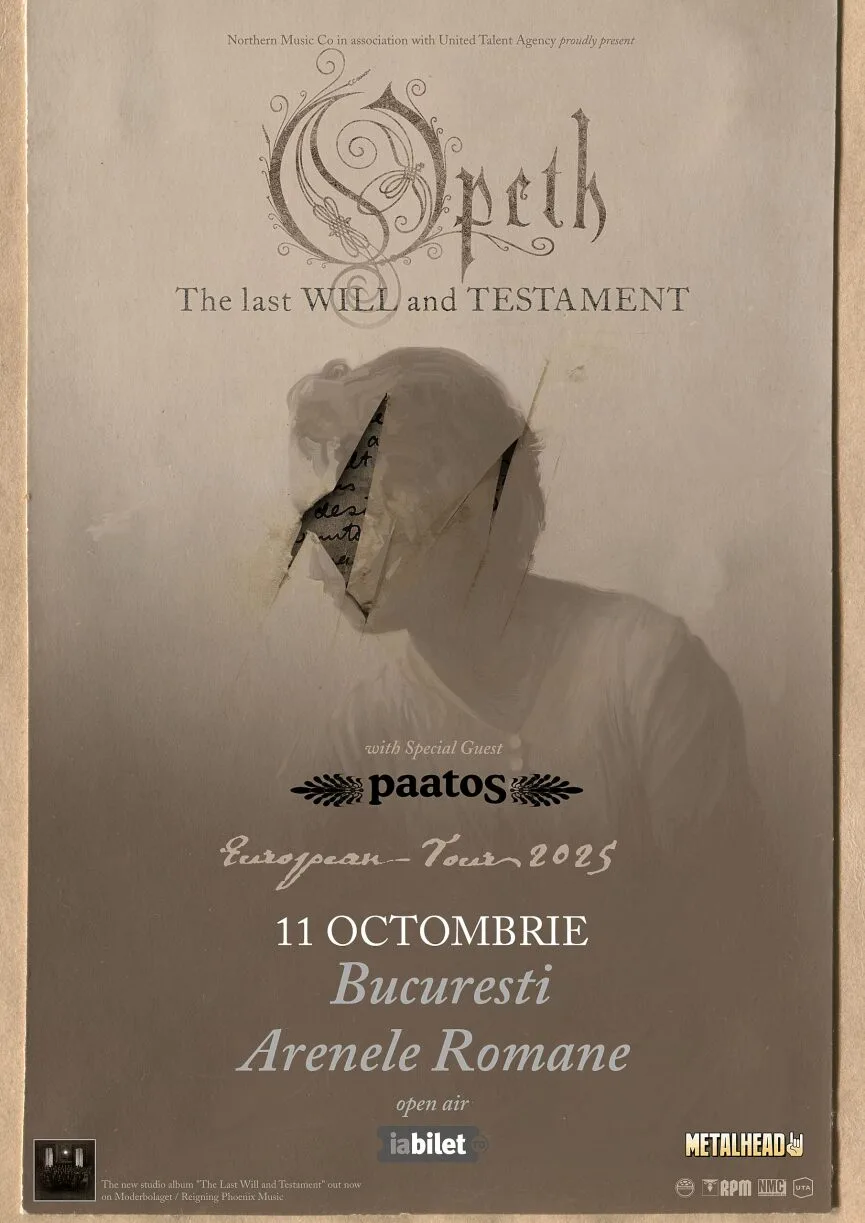 Concert Opeth la Arenele Romane: Program si reguli de acces