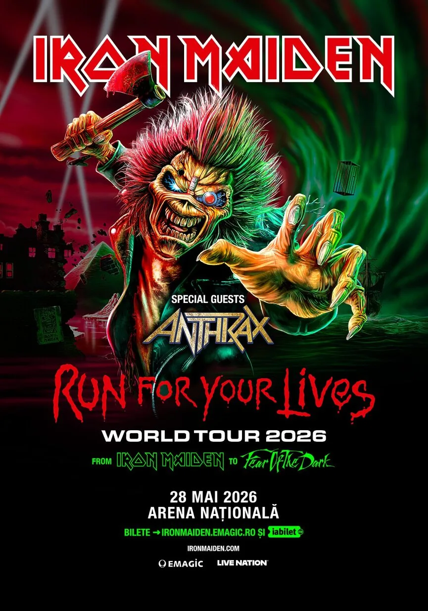 Concert Iron Maiden: o nouă categorie de bilete - Gazon B