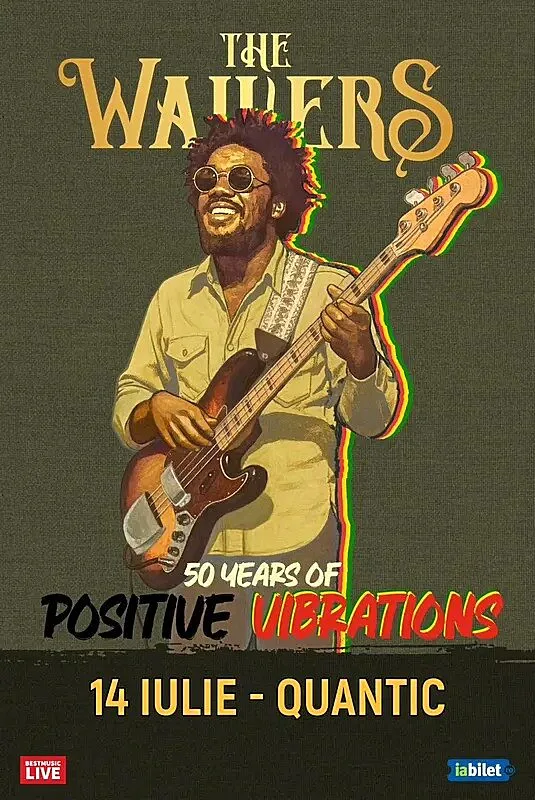 Concert The Wailers in club Quantic, pe 14 iulie 2026