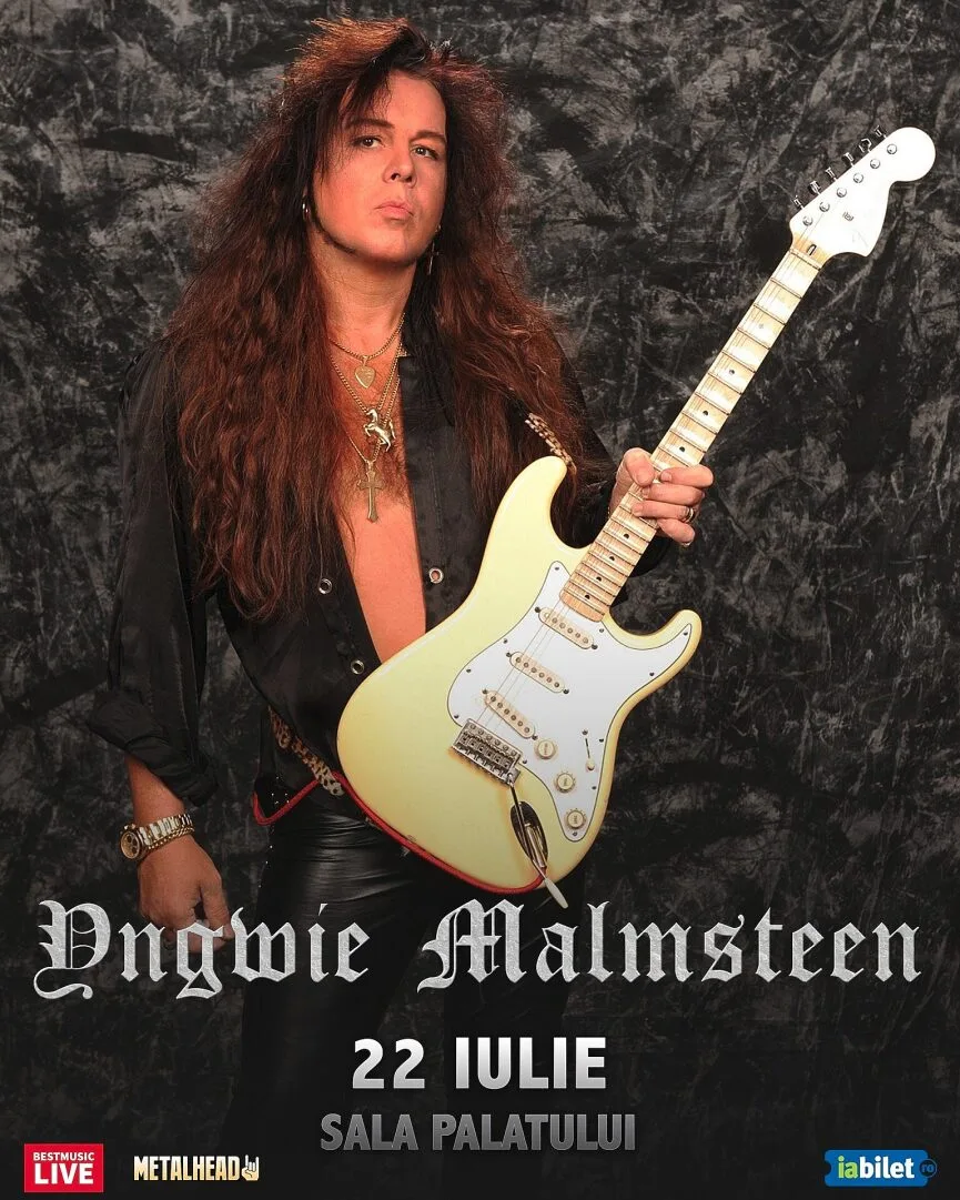 Concert Yngwie Malmsteen la Sala Palatului din București