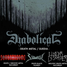 DIABOLICAL, Psychogod, Saddayah, Linear Disorder (Metal Under Moonlight LXX, 02.08.2017)