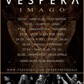 Vespera lanseaza albumul „Imago” si debuteaza turneul in Hard Club