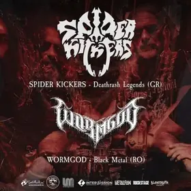 Concert Spider Kickers și Wormgod în Rock Halle din Constanța