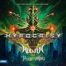 Pachete cu 25% discount la concertul HYPOCRISY, ABBATH, VOMITORY si VREID de la Arenele Romane