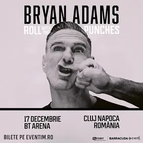 Bryan Adams – 'Roll with the Punches', un reper al rockului mondial, live la Cluj BT Arena, 17 decembrie 2026