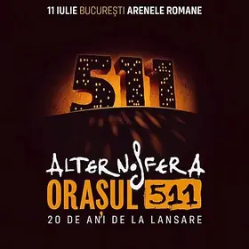 Alternosfera sarbatoreste 20 de ani de la lansarea albumului 'Orasul 511' la Arenele Romane