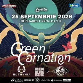 Euthymia, Uncle Leaf si Men in the Box canta alaturi de Green Carnation in Quantic, pe 25 septembrie