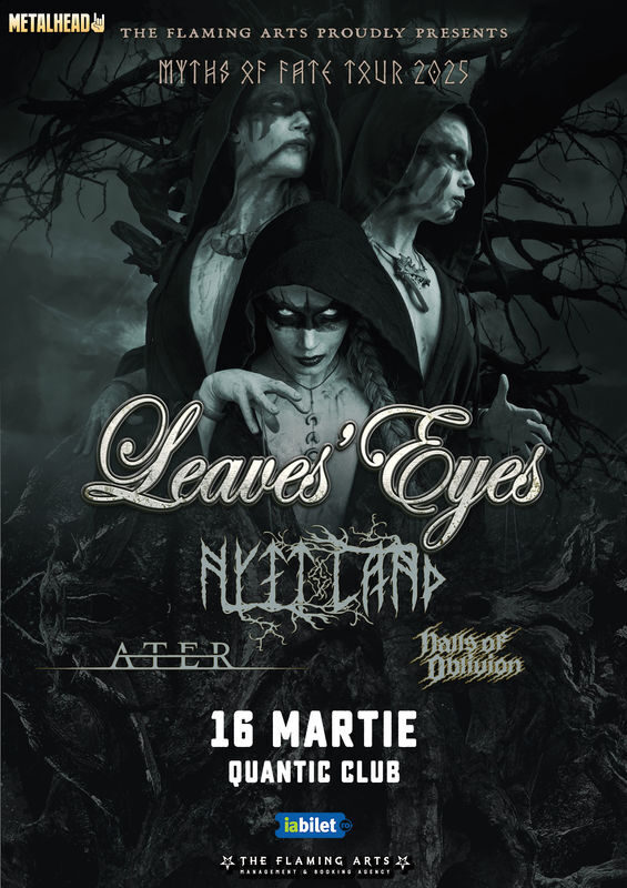 Cronică de concert Leaves' Eyes si Nytt Land la Quantic, 16 martie 2025