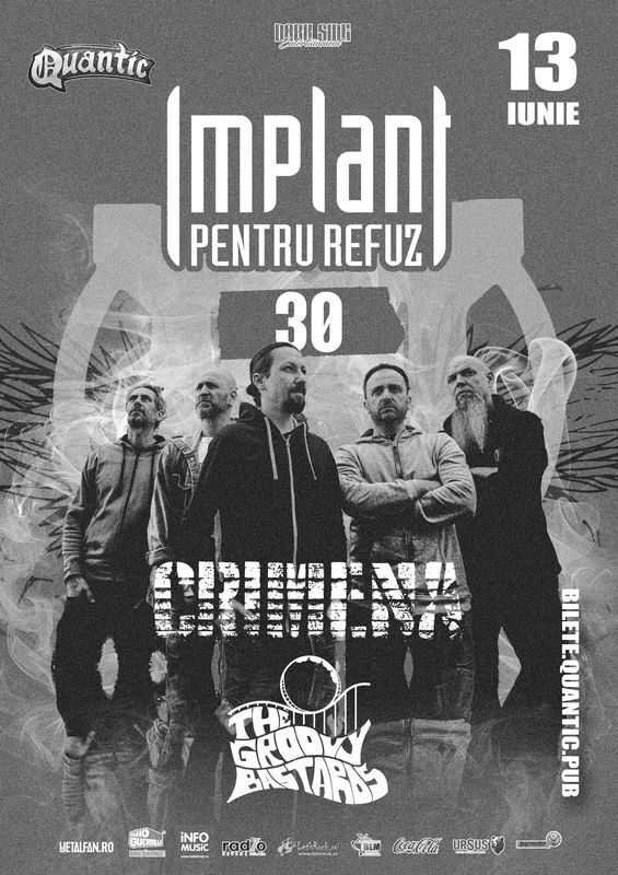 Cronică de concert Implant pentru Refuz - 30 de ani, club Quantic, 13 iunie 2025