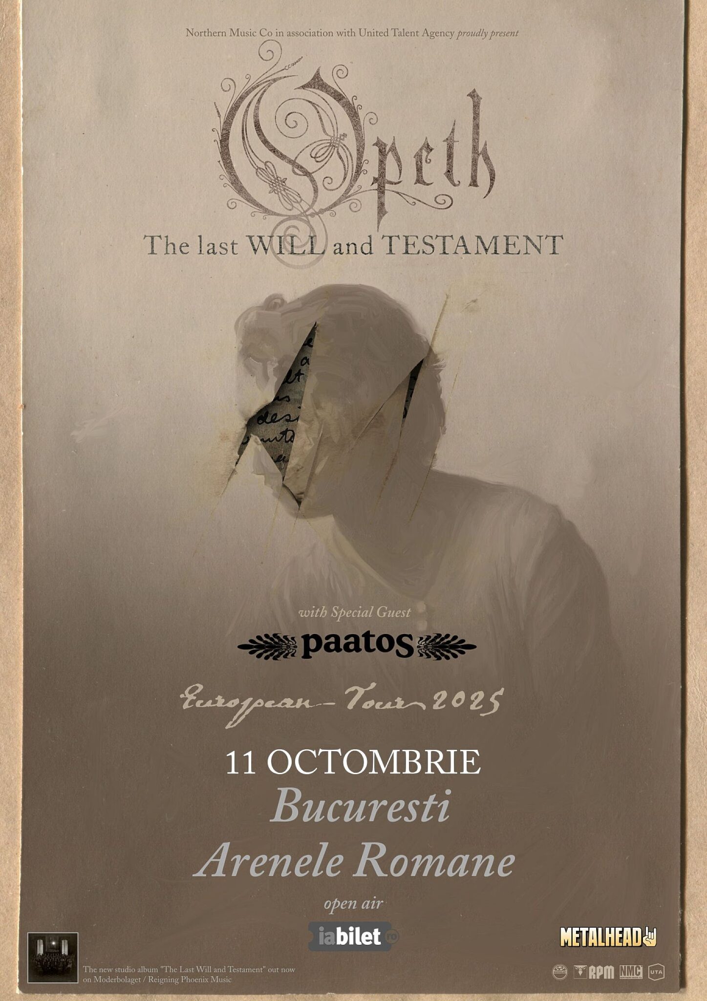 Cronică de concert Opeth la Arenele Romane, 11 octombrie 2025